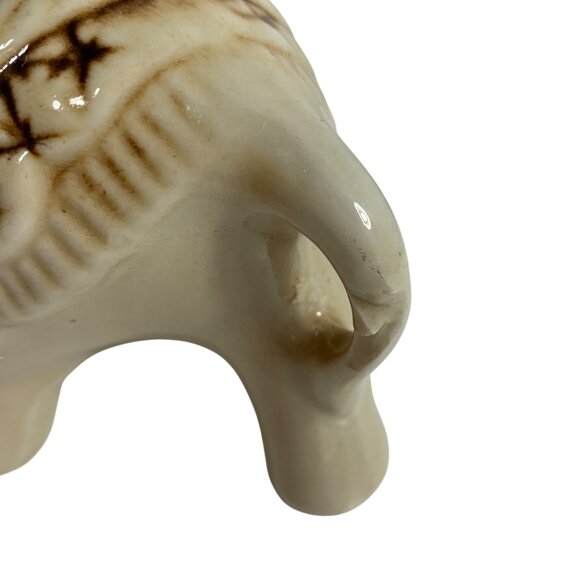 VTG Ceramic Good Luck Hand-Painted Decorative Elephant Figurine Made In Brazil - Picture 7 of 9